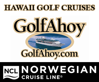 Hawaii islands golf cruises banner advertisement
